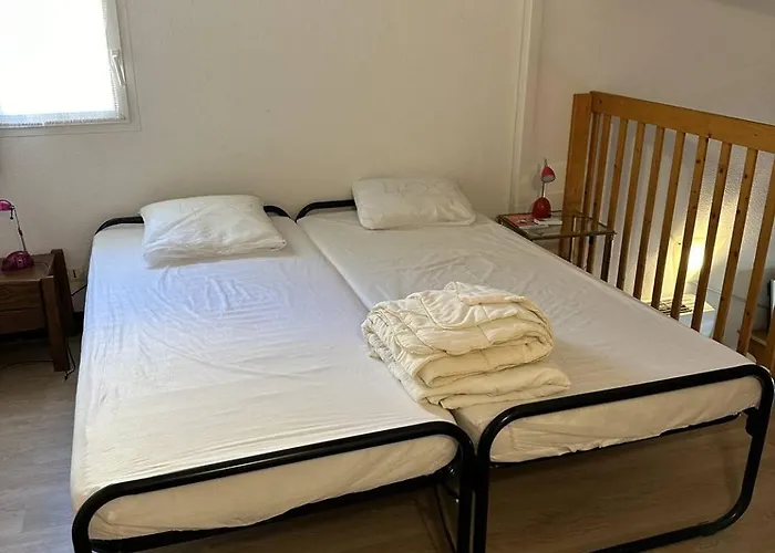 Holidayland 429 T2 Mezzanine 6 Couchages Climatise 纳博讷普拉日